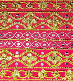 Gold embroider, high-class Thai handicrafts