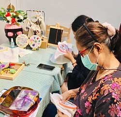 Halloween Embroidery Workshop.